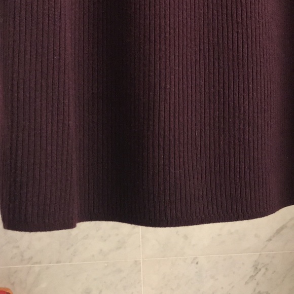 Dark Purple Club Monaco Sweater Dress - Picture 5 of 8